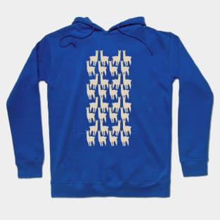 Adorable Llama Pattern Hoodie